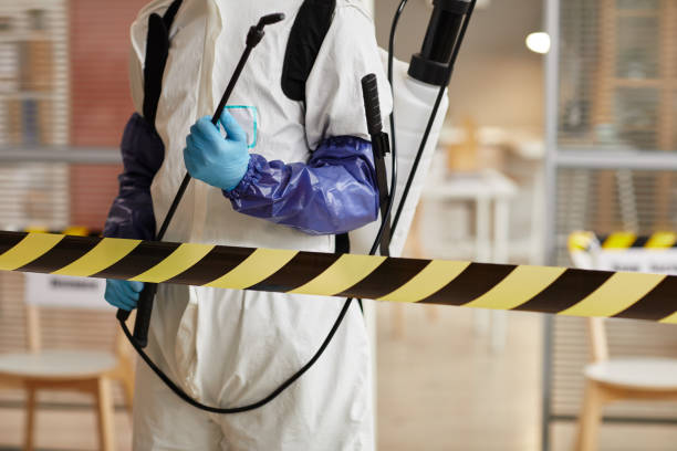 Professional Blood Cleanup technician working in Hasty, AR